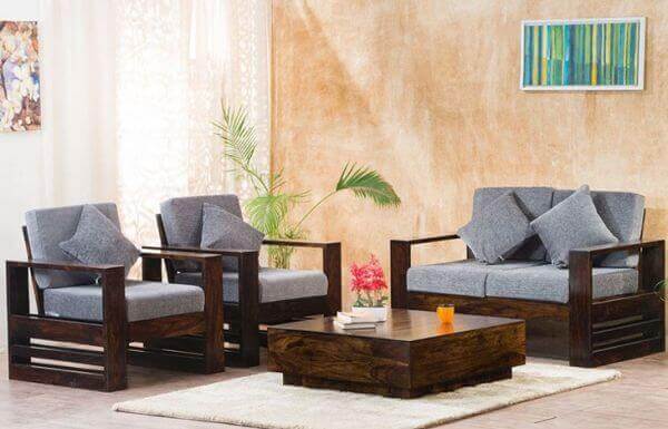 Teakwood Wooden Sofa Set