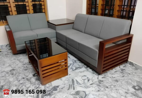 S043 - Elite Wooden Sofa